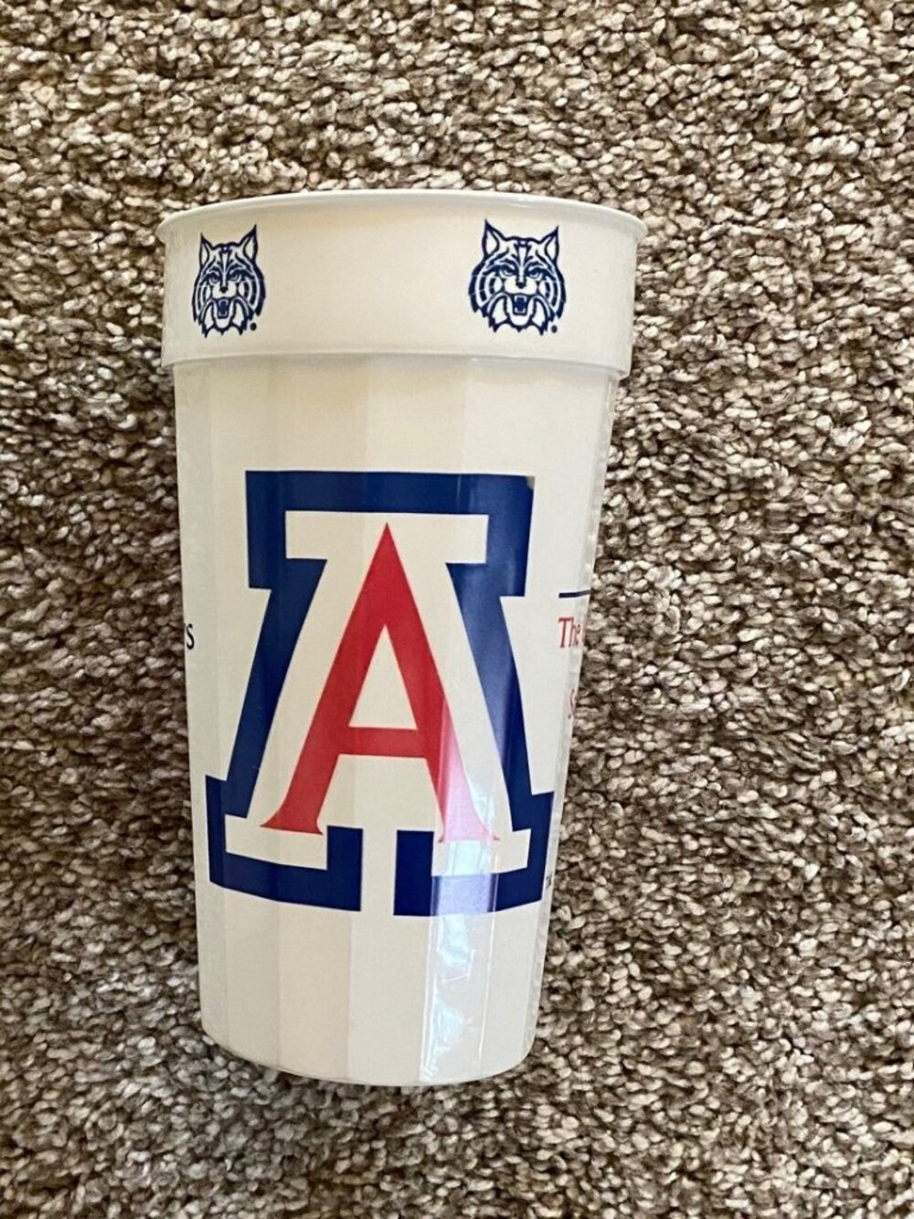 Vintage 1991 University of Arizona Wildcats vs Stanford Football Stadium Cup